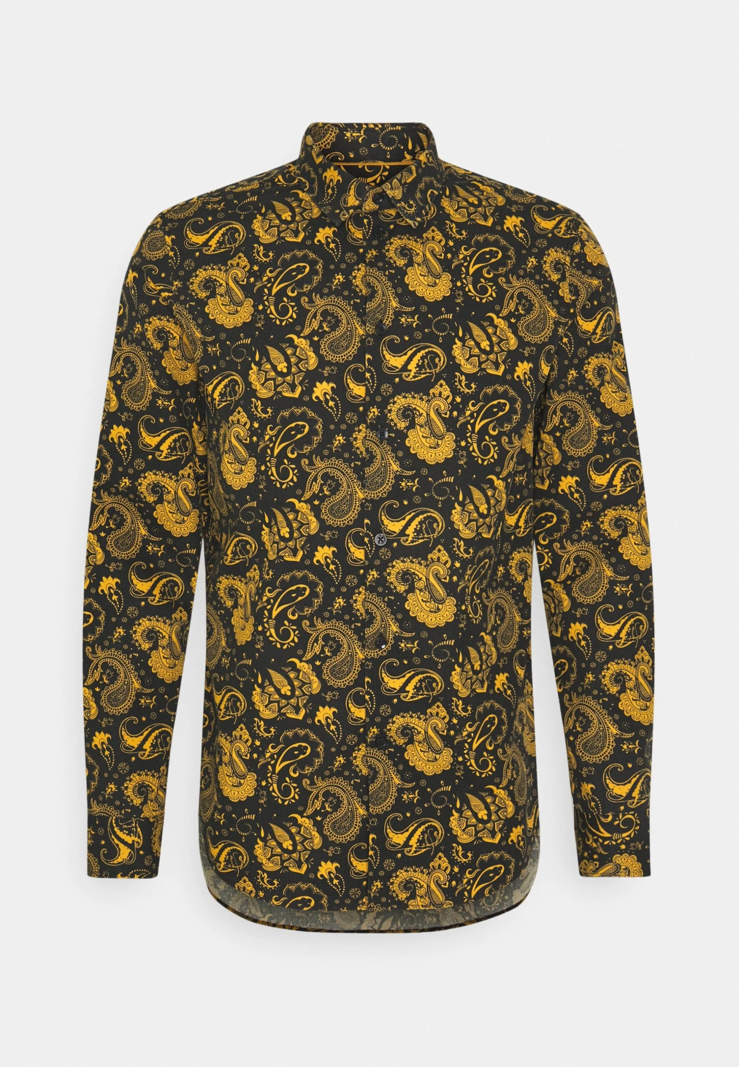 Pier One Festive Aop - Overhemd - Black