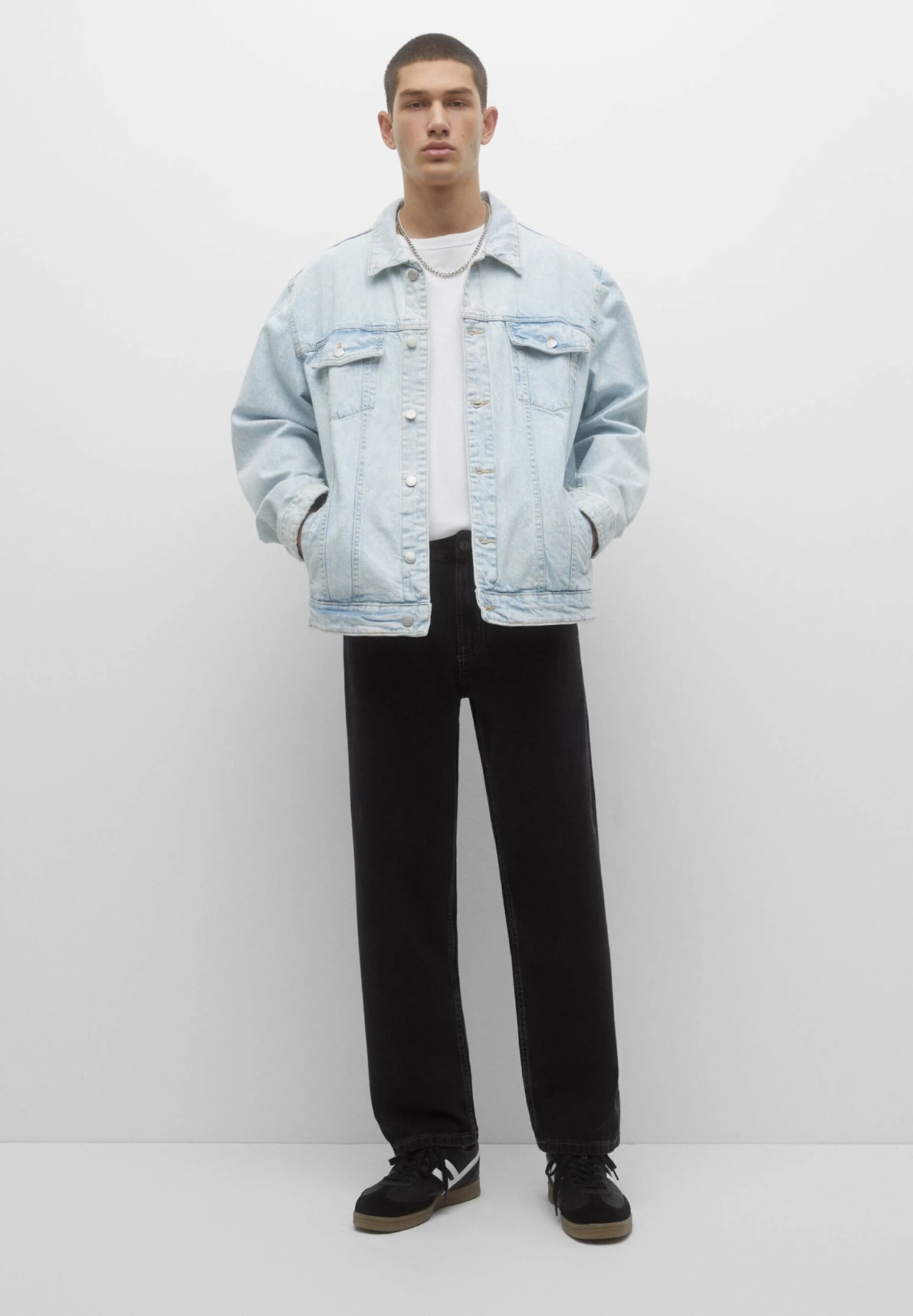 PULL & BEAR Wide - Relaxed Fit Jeans - Black - Afbeelding 2