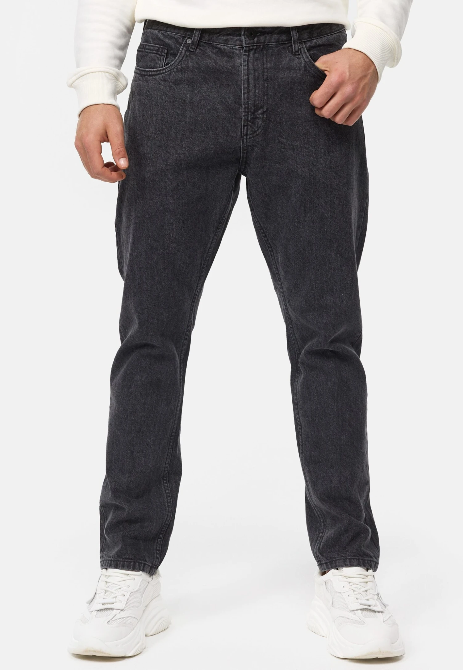 Indicode Jeans Incobra - Straight Leg Jeans - Black