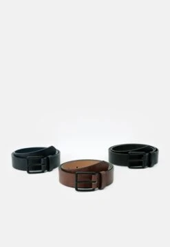 Pier One 3 Pack - Riem - Black - 802_Brown - 702_Dark Blue - 503