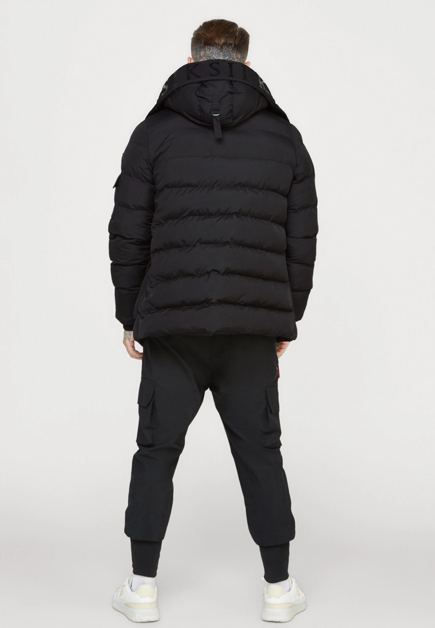 SikSilk Parka Coat - Winterjas - Black - Afbeelding 3