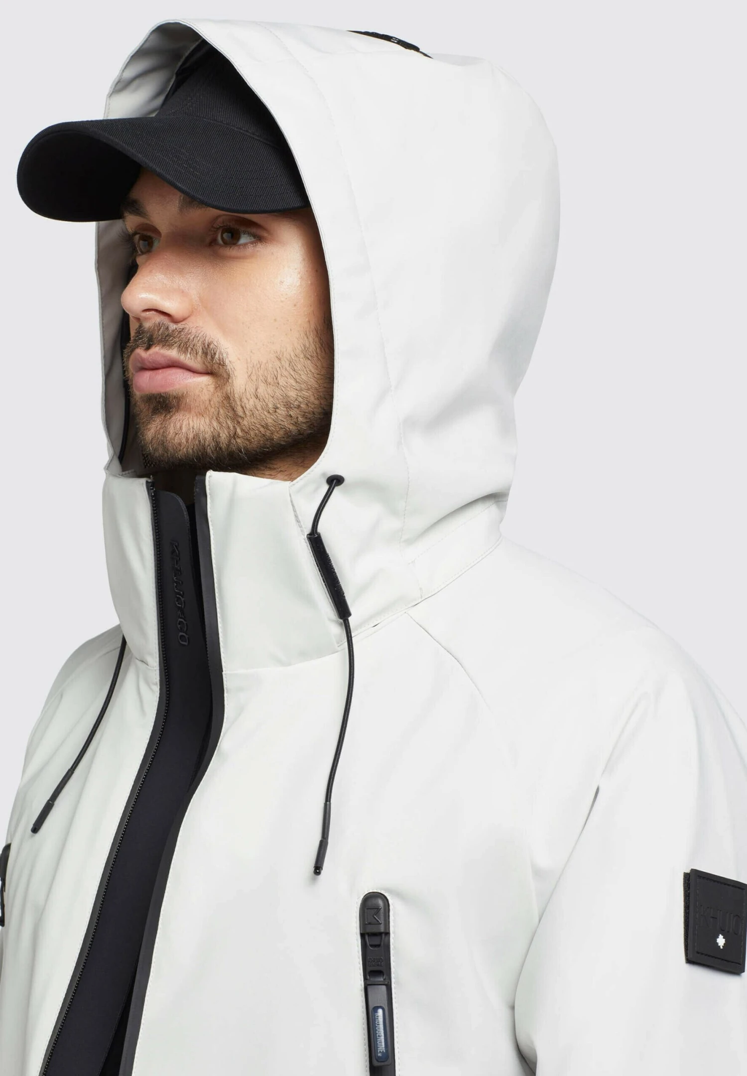 Khujo Adam - Regenjas - Hellgrau - Afbeelding 6